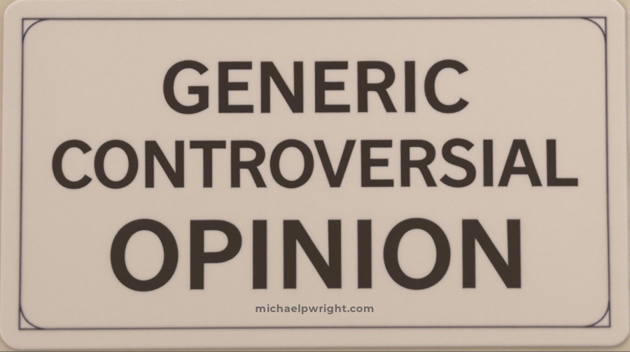 Generic Controversial Opinion Card